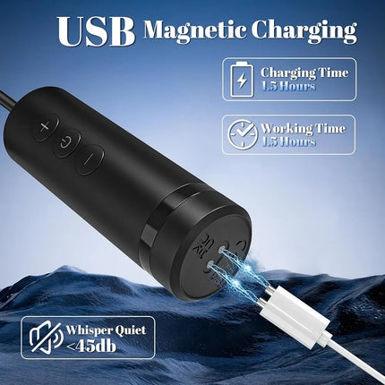 Electric Shock Glans Vibrators Ring For Male Masturbator Penis Delay Lasting Trainer Massager With 5 Caps Adult Sex Toy For Men