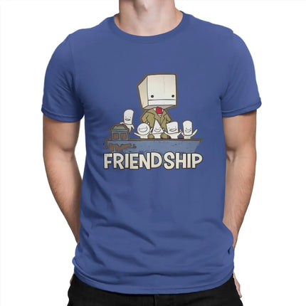 Friendship is the Best Ship T-Shirt - Castle Crashers Cotton Tee for Men