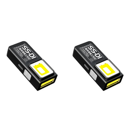 Mini Portable Rechargeable LED Torch Light, Waterproof Outdoor Work Pocket Flashlight with Clip Magnet Compact LED Flashlight