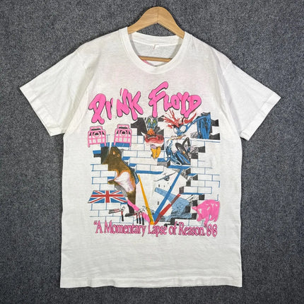 Pink Floyd Vintage 1988 Pink Floyd 'A Momentary Lapse of Reason' Tour Tee Shirt Women Men Pink Floyd Shirt Large Size 80s Tees