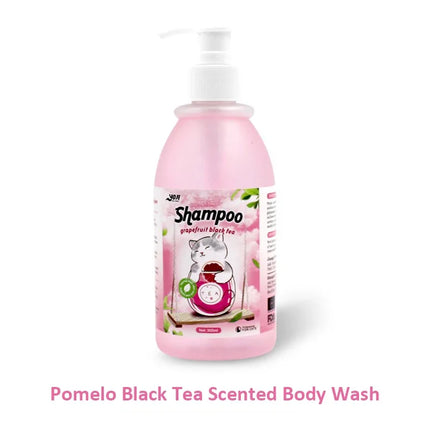 280ml Cat Shower Gel Tea Scent Shampoo Hair Care Bactericidal Mite Removal Anti Itching Deodorant Deep Cleaning Pet Products