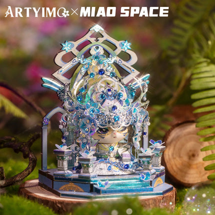 MU Artemis MIAO 3D Metal Puzzle DIY Assembly Kit, Brain Teaser, Office Decor, Birthday Christmas Halloween Gift, Collectible