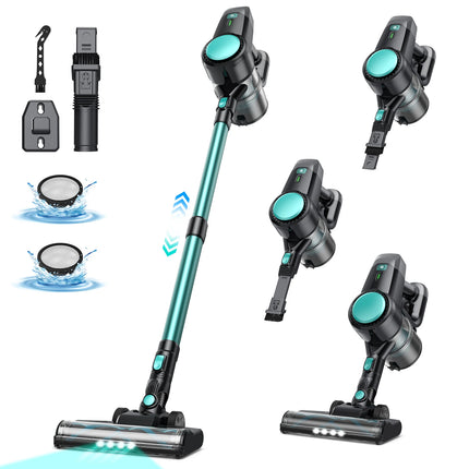 INSE N3T Cordless Vacuum Cleaner 40Kpa Ultra Lightweight 6 in 1 Stick Vacuum Up to 40mins Runtime for Home Pet Hair Hard Floor