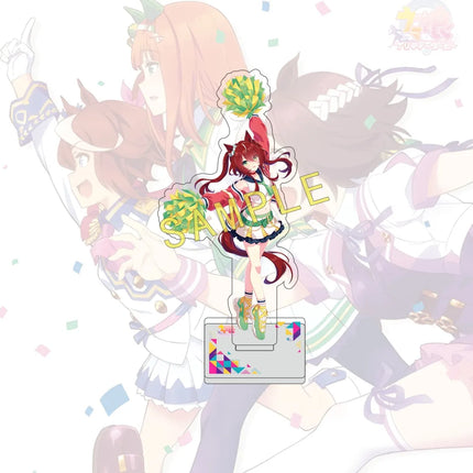 Anime Umamusume 15CM Acrylic Standee Character Special Kitasan Cute Model Decorative Desk Item Gift for Fans Keychain