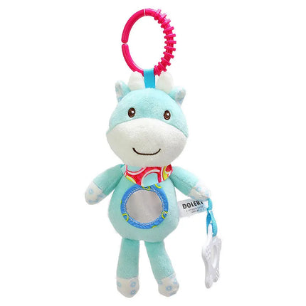 New Soft Giraffe Infant Crib Bed Stroller Baby Rattles For Newborns Car Seat Early Education Development Handle Toys Gifts