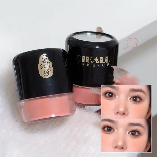 DIKALU Soft Face Blusher Powder Cheek Rouge Nourishing Nude Makeup Oil Control Brightening Complexion Repair Makeup Cosmetics