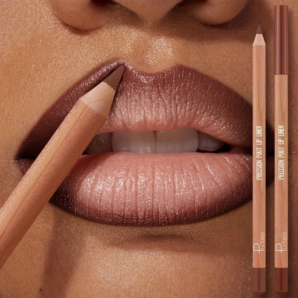 Matte lip liner pen, super smooth and easy to color, outlining clear lip shapes, a must-have for beginners, single pack