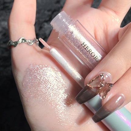 Glitter Highlighter Liquid Eye Shadow Eyeliner Durable Waterproof Gold Shimmer And Shine Eye Silkworm Pencil Makeup Beauty Tool