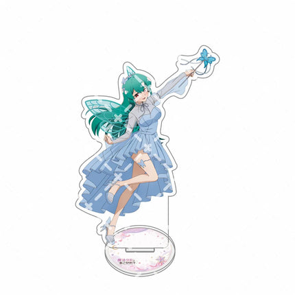 Gushing Over Magical Girls Locomuji White Dress Daisy Acrylic Standkeying, Elf Wings Anime Desk Ornament, Collectible FigureGift