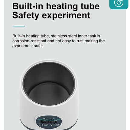 JOANLAB Water Bath Laboratory Constant Temperature Digital Display Heater Thermostat Tank Anti-dry Burning 100℃ 2L 110/220V