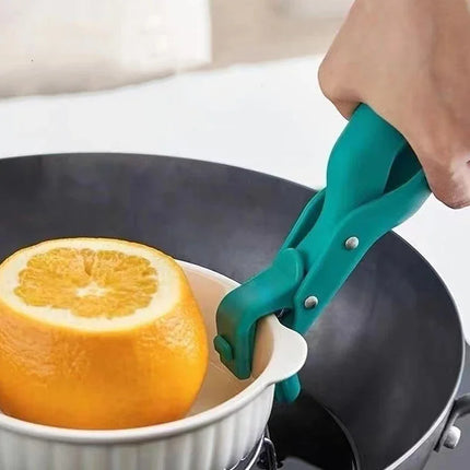 Hot Plate Gripper Clips Holder Tongs Bowl Holder Pot Clip For Moving Hot Plate Bowls Pizza Pan Air Fryer Microwave Oven