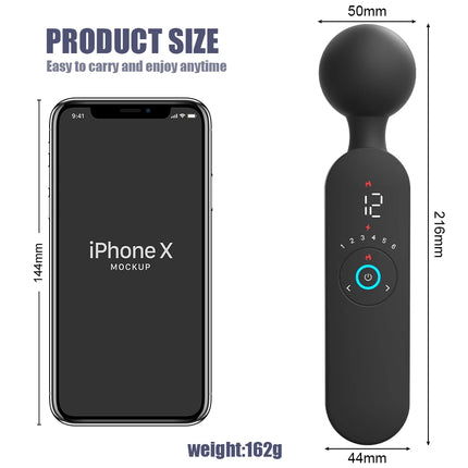Wireless Dildo AV Vibrators Magic Wand for Women Clitoris Stimulator 72 Frequency Strong Motor Massager Goods Sex Toys for Adult