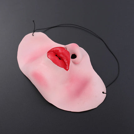 mask Half Face Unique Design No Plastic Smell Comfortable For Cosplay Costume Accessory Funny