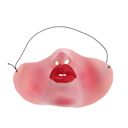 mask Half Face Unique Design No Plastic Smell Comfortable For Cosplay Costume Accessory Funny