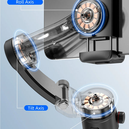 M02 New 3-Axis Handheld Gimbal Stabilizer for Smartphone with Wireless Remote for iPhone Android Phone Face Tracking Tiktok Vlog