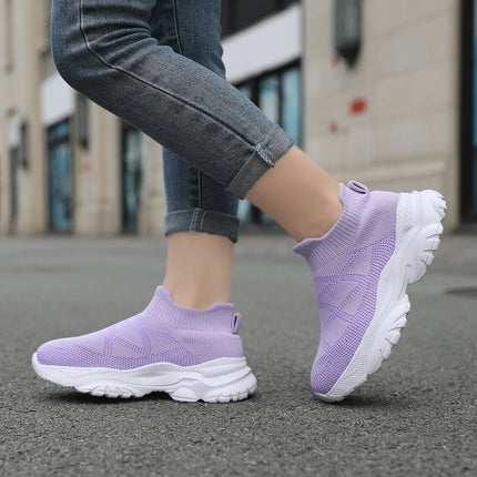 Children's Sports Shoes High Top Comfortable Mesh Breathable Soft Sole Walking Casual Running Sports Tennis Shoes for Kids