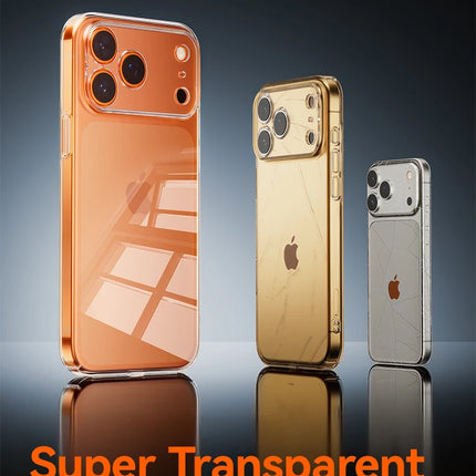 Joyroom Case For iPhone 17 Pro Max Case Crystal Transparent No Yellowing Lens Protection Cover For iPhone 16 15 Pro Max Case