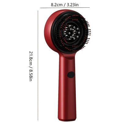 Electric massage comb household red bald skin liquid guide comb micro-current head massager hair brushesbrosse a cheveux