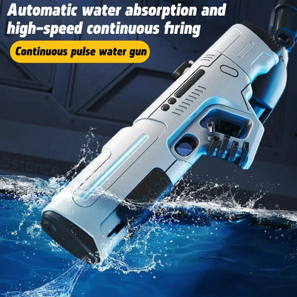 Super Fully Automatic Water Gun Toy With LED Continuou Shooting Water Pistol Spray Blaster Summer Beach Pool Toy for  Adult Gift