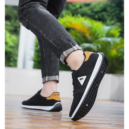 Men's Breathable Mesh Sports Shoes Lightweight Comfortable Soft Bottom Casual Shoes Versatile Footwear for All Seasons