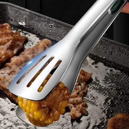 7/9/12 Inch Non-slip Food Tongs Stainless Steel BBQ Meat Salad Bread Clip Tong Barbecue Grill Buffet Clamp Kitchen Cooking Tools