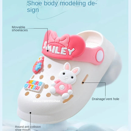 Slippers Baby Shoe Sandals Mules Breathable Boys Girls Sandals with Soft Sole for Indoor Outdoor Activities and Anti-Slip Design