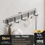 Grey 5 hooks