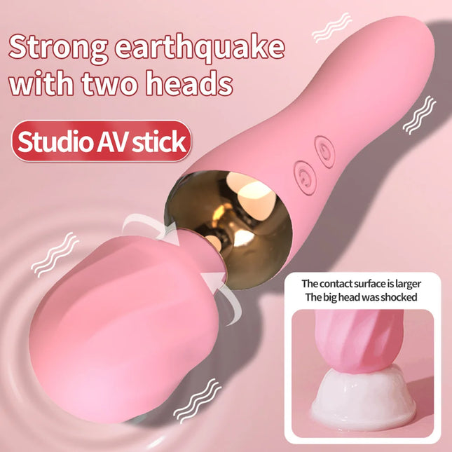Powerful Vibrator Dildos Wand for Women, 10 Modes Clitoris Stimulator, G-Spot Vagina Massager, Female Masturbator, Sex Toys, Adults 18+