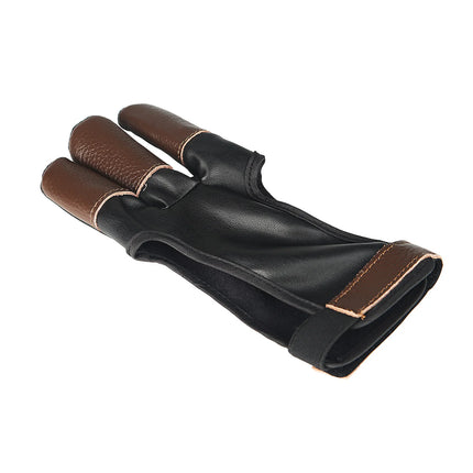 Archery Gloves and Bow Release Gloves PU Leather and Cowhide 3-Finger Guard S-XL for Men Women Child Youth Archery Glove Bow Glo