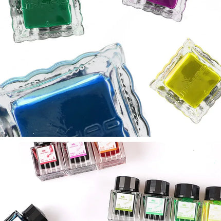 JINHAO 50ml/30ml Various Color Ink Glass Bottled Ink Fountain Pen Ink Refill Cartridge School Writing Office Supplies Stationery