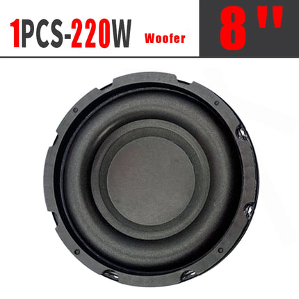 8-inch High Power Subwoofer Easy to Install Deep 4ohm Bass Automotive Woofer Speaker Modification