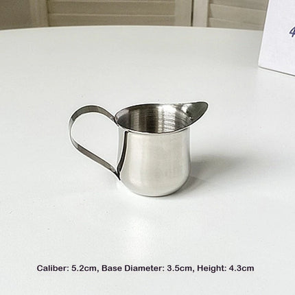 2/3/5/7oz Coffee Milk Frothing Pitcher Cup Steel Espresso Creamer Pitchers Ounce Measuring Cup With Pouring Spout Coffeeware