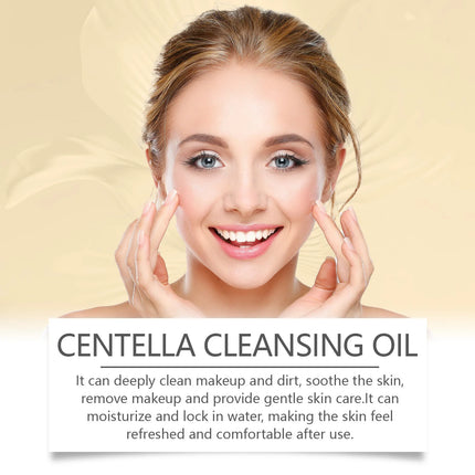 Centella Light Cleansing Oil Refreshing and gentle cleansing face and lip makeup remover Eye and lip makeup remover,Moisturizing