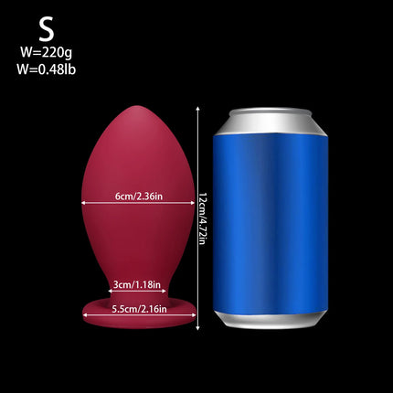 Big Anal Plug Soft Silicone Small Huge Giant Anal Beads Balls Dilator expander massage Butt Plug Sex Toys For Women Men Gay