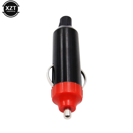 1PC 12V Male Car Cigarette Lighter Socket Plugs Motorcycle Socket Power Charger Adapter Connector + Fuse Converter Plug
