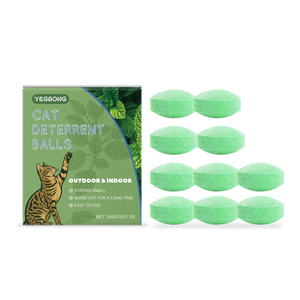 Convenient Cat Repellent Pills – Mild & Non-Irritating,Ready-to-Use (Just Place),Suitable for Sofas/Potted Plants/Lawns/Gardens
