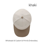khaki / Embroidery / Buy over 25Pcs