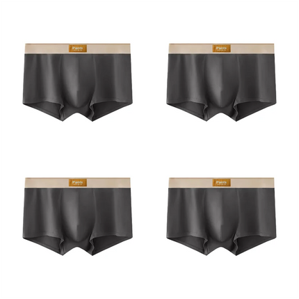 4 pcs Men Underwear Cotton BoxerShorts Hombre Panties Man Breathable Underpants Sexy Sports Comfort Male Boxers Large Size L-7XL