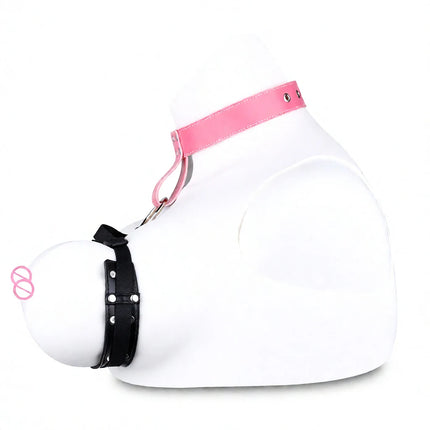 LICKER Chest Harness Belt PU Leather And Webbing Bra Erotic Corset Breast Pleasure Chest Binder Breast Bondage Female Sex Toys