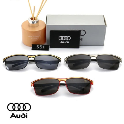 AUDI Luxury Polarized Sunglasses Men UV Anti-Glare Driving Fishing Cycling Outdoor Beach Hiking Sunglasses