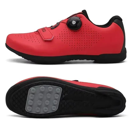 Men Non Locking Mountain Bike Shoes Without Cleats Road Bicycle Rb Speed Non Cleat Cycling Shoes Sneaker Flat Pedal Mtb Women