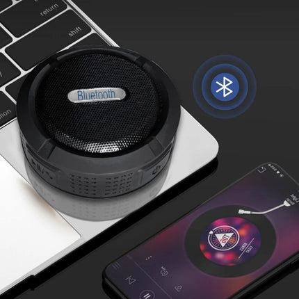 Bluetooth-compatible Speaker Big Suction Cup Bluetooth Stereo Outdoor Sports Mini TF Subwoofer Portable Waterproof