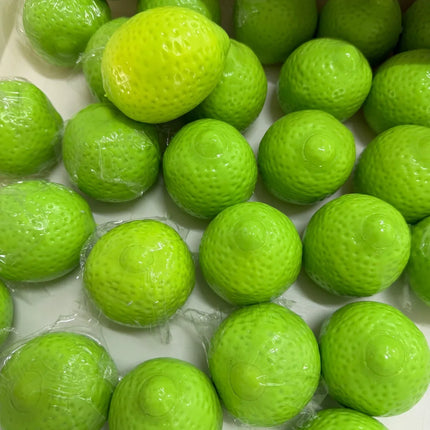 Handmade Crispy Lemon Stress Ball Squeeze Toy Color-Changing Fruit Crunchy Squishy Fidget Ball ASMR Sensory Stress Relief Toy