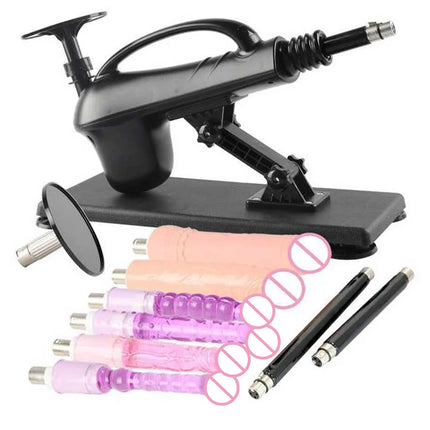 Portable Automatic Sex Machine with Big Dildo for Women Masturbation Pumping Gun for Couple Men Sex Toys