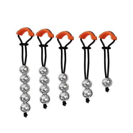 1Pcs Male Penis Ring Weight-Bearing Cock Ring with Steel Ball Heavy Stretcher Penile Training Exercise Device for Erection