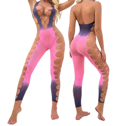 Sleepwear sexy lingerie Babydoll Mesh Intimate Catsuit wedding night nightgown adult bodysuit Gradient sexy dress sexy costume