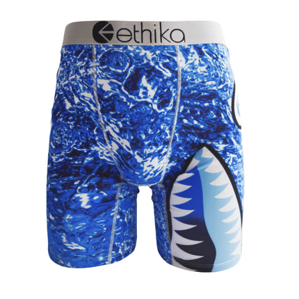 ETHIKA 1Pcs Men Underwear Boxers Breathable Mesh Crotch Man Underpants Plus Size L-3XL Mens Panties Printed Men's Boxers Briefs