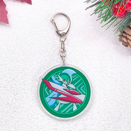 Pokémon Pikachu Gengar Bulbasaur Squirtle Car Keychain Accessories Acrylic Charms Pendant For Bag Key Holder Backpack Decoration