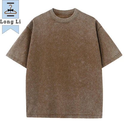 Hip Hop t shirt Men fashion Cotton Harajuku Multicolors Oversized Washed T-shirt women Unisex Summer Retro Short Sleeve Tee top