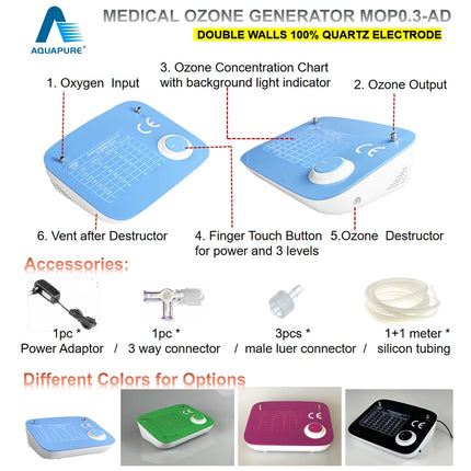 YOUMO Factroy Direct pricing CE Certified Health Care Medical Ozone Therapy Generator Machine for Clinic  and Home